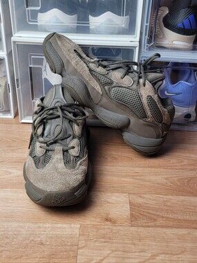 [GX3606] Mens Adidas Yeezy 500 Size 13.5 Brown Used No Box